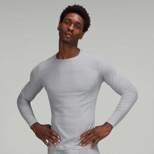 Lululemon SenseKnit Running Long Sleeve Mens Shirt Rhino Grey Sz XL EUC Running